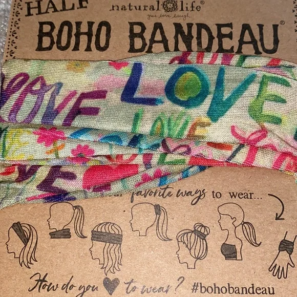 NEW “love” boho bandeau / hair band - Picture 4 of 5